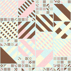 Abstract Geometric Pattern generative computational art illustration