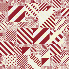 Obraz premium Abstract Geometric Pattern generative computational art illustration