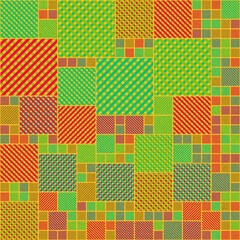 Abstract Geometric Pattern generative computational art illustration