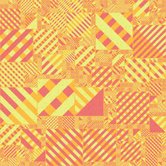 Abstract Geometric Pattern generative computational art illustration