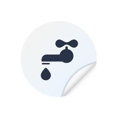 Water Faucet - Sticker