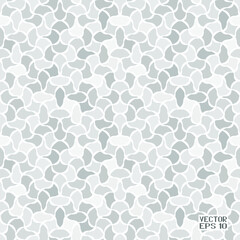 Fototapeta premium Abstract Seamless Black and White Geometric Pattern with Sections. Element Design for Fabric. Spotted Texture. Vector Illustration