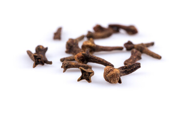 Cloves isolated on white background