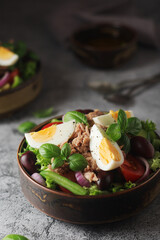Nicoise salad - traditional French dish