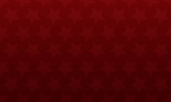 Red stars over dark red gradient background, repeatable