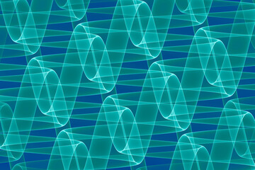 Abstract colorful blue wave background. Abstract modern dynamic stylish blue decorative pattern wave background.