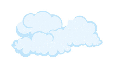 blue clouds icon