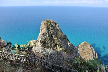 Capo Vaticano – Panorama della scogliera dalla terrazza del belvedere