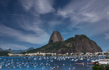 View of Botafogo, Guanabara Bay and Sugar Loaf Mountain