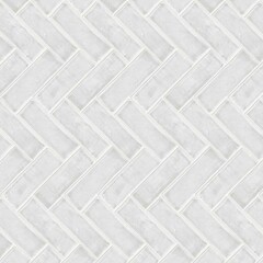White chevron floor tile texture with crackle finish