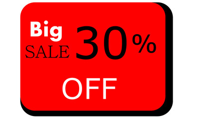 Fototapeta premium discount board, symbol, decoration, for store, commerce, supermarket, bakeries, confection, snack bars for promotional highlight, black friday square modern style in red with black