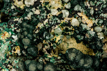 Malachite stone