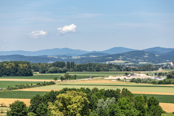 A rural landscape scenery 