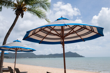 beach umbrella, relax time, holiday with family