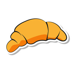 fresh baked goods fresh croissant sticker