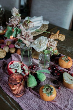 fall tablescape 