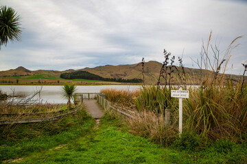 Lake Elterwater is a wildlife refuge just south of Blenheim in Marlborough, New Zealand