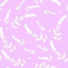 Lavender flowers elegant pattern