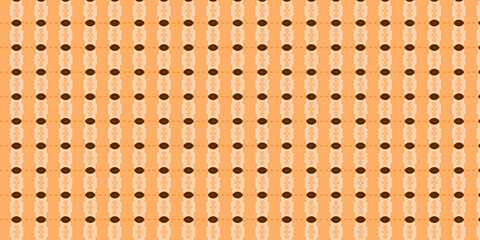 Lace pattern and repetitive button with beige background with paper texture.