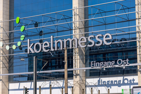Cologne Convention Center called Koelnmesse - COLOGNE, GERMANY - JUNE 25, 2021
