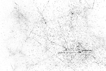Monochrome particles abstract texture.Overlay illustration over any design to create grungy vintage effect and depth..