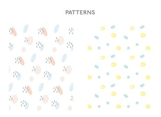 水彩風のシンプルな背景・パターン