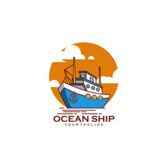 ocean ship logistic coast large cargo travel sea carrier