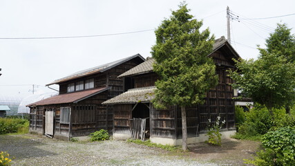 Fototapeta na wymiar japanese old cabin