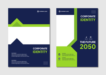 vector editable corporate brochure design template. professional business flyer modern design background. real estate promotion banner background illustration
