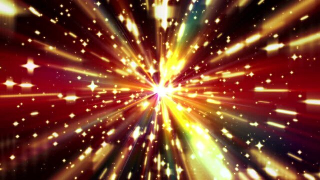 Star explosion color abstract 4k