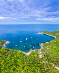 Koh Tao Island, Thailand Drone Aerial UAV 