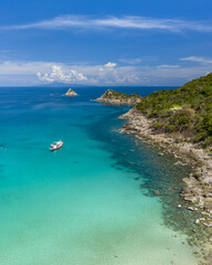 Fototapeta premium Koh Tao Island, Thailand Drone Aerial UAV 