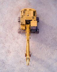 Yellow Digger Construction Vehicle
