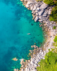 Coastline of Thailand, Drone Aerial UAV