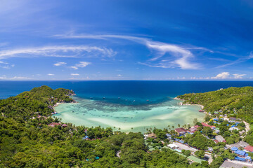 Koh Tao Beach, Thailand, South East Asia, Drone Aerial UAV