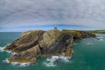 Welsh Coast Line No People, Wales UK