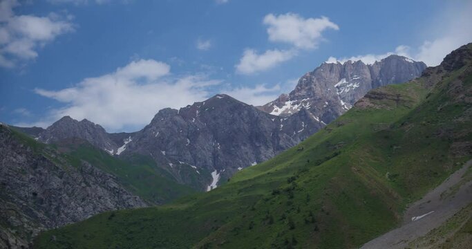 Mountains view Uzbekistan. Central Asia, Tian Shan Lake Badak 17 of 27