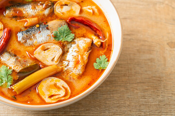Tom Yum canned mackerel in spicy soup