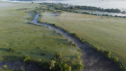 Naklejka premium view of the river