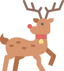 reindeer flat icon