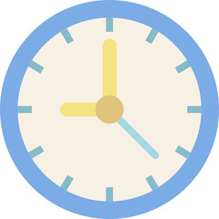 clock flat icon