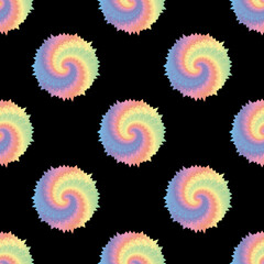 Abstract pastel swirl background. Tie dye pattern. Vector illustration.	