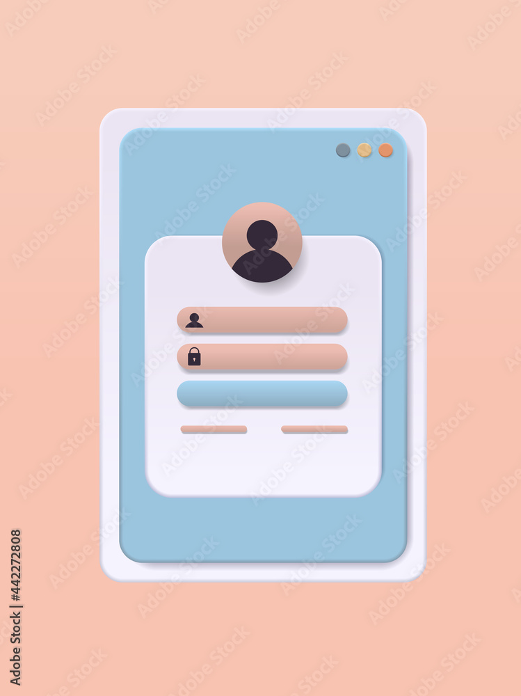 Poster sign in to account user authorization login authentication page username and password online registr