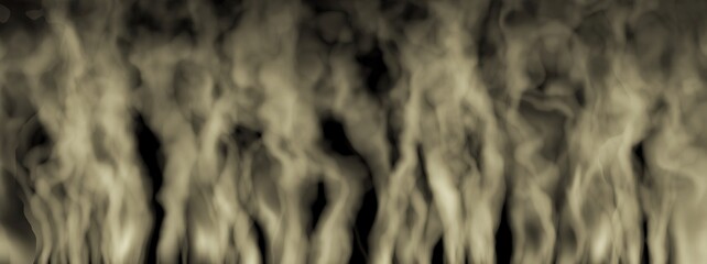 汚れた煙のイラスト