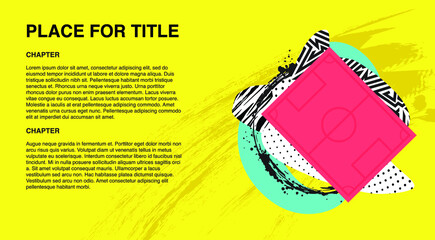 Abstract Web Banner for Football Subject inspired by Video Games | Patterns, objects and traces	