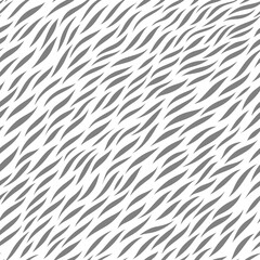 Adstract black and white textured pattern, seamless background. Wavy strokes.
