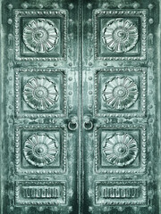 アンティーク調のドアの背景素材_a_02