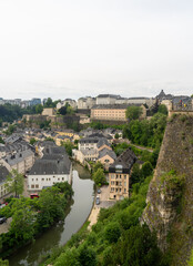 Fototapeta na wymiar view over Luxembourg