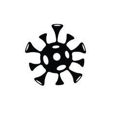 Coronavirus icon in trendy flat style isolated on white background. Symbol for your web site design, logo, app, UI. Vector illustration, EPS