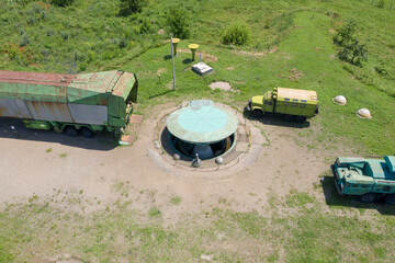 mine for launching Soviet nuclear missiles, drone footage